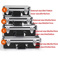 Portable Aluminum Toolbox Shockproof Tool Case Equipment Instrument Case Aviation Case Hardware Tools File Outdoor Box With Foam