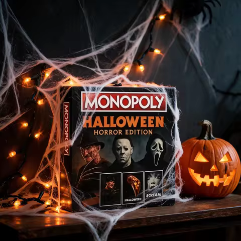Halloween Horror Monopoly Board Game Horror Movie Killer Character Themed Desktop Game Adult Family 