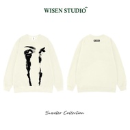 Wisen CHOO sweater, loose unisex long-sleeved sweatshirt