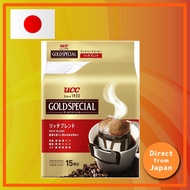 UCC Gold Special Drip Coffee Rich Blend for 15 Cups x 6 bags 【Direct from Japan】