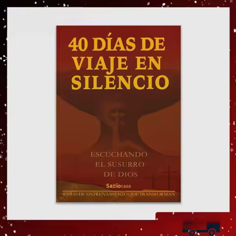 Spanish Book 40 Días De Viaje En Silencio Christian Spiritual Devotional Book Listening To God's Whi