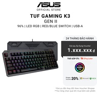 ASUS TUF Gaming K3 Gen II Mechanical Gaming Keyboard 90MP0390-BKUA01 90MP0392-BKUA01 [Red - Blue] Sw