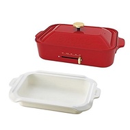 [iroiro] Bruno BRUNO Compact Hot Plate Over Set (Red)