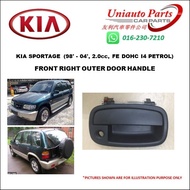 KIA SPORTAGE (98' - 04', 2.0cc, FE DOHC I4 PETROL) FRONT / REAR OUTER DOOR HANDLE