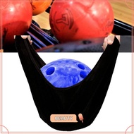 TOPBEAUTYMY Bowling Carry Bag, Black Color High Elasticity Bowling Ball Cleaning Bag, Bowling Access