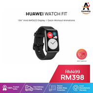 [HUAWEI MALAYSIA] - HUAWEI Watch Fit Smartwatch | 1.64" Vivid AMOLED Display | Quick Workout Animations | SpO2 Supported - ORIGINAL HUAWEI MALAYSIA