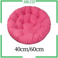 [Amleso] Egg Chair Cushion, Washable Round Cushion for Swing, Egg Chair, Indoor And