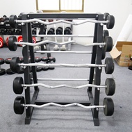 Fixed Barbell Fixed Barbell Rack for Home Use5Pair of Barbell Racks Commercial Barbell Racks Gym Sma