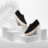 ERONS - SLIP ON OG BLACK DOPE BLACK Canvas Campus Work School Shoes with Comfortable and Durable Des