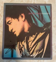 劉德華 Andy Lau 親筆簽名 因為愛劉德華 CD