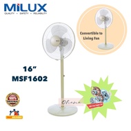 MILUX MISTRAL STAND FAN MSF-1602 LIVING FAN MSF-1682 16"/ KIPAS BERDIRI KIPAS LANTAI FLOOR FAN MSF16