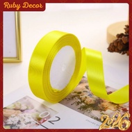 Plain color silk ribbon 1cm - length 22-25cm, decorative ribbon