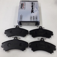 (RBI R3411) (WORKS TEMP 500°C) FRONT BRAKE PAD TITANIUM METALLIC PROTON WAJA 1.6 ARENA PERODUA ALZA 