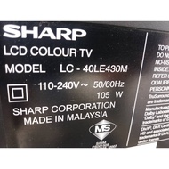 Sharp LC-40LE430M Spareparts
