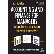 Accounting and Finance for Managers 4th edition