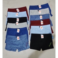 Mens boxer brief summer brief for mens 100% cotton+ spandex for size 30-36