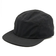 SONS Brand Plain 5 Panel Camper Nylon Black Cap 5 Panel Cap