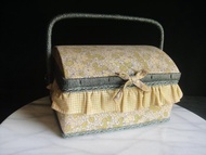 【老時光 OLD-TIME】早期二手國外進口針線箱裁縫箱