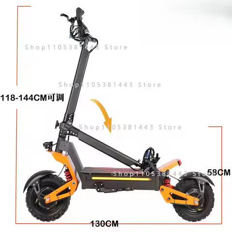 Seat 11-inch Tires X5 6000W Dual Motor Eelectric Scooter 60v 40ah Large Battery Remote Scooter