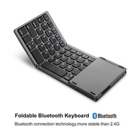 B033 Mini Three-Fold Fold Foldable Bluetooth Keyboard Suitable for Mobile Phone Computer Portable Wi