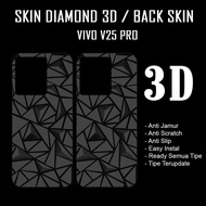 VIVO V25 5G V25E V25 PRO Y02 Y01 Y01A Y15S S1 S1 PRO Z1 PR0 V11i V11 PRO SKIN DIAMOND, ANTI-SCRATCH 