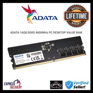 ADATA 16GB DDR5 4800MHz PC DESKTOP VALUE RAM
