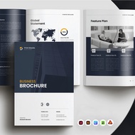 Company Profile Brochure Template | Corporate Business Proposal | Canva InDesign AI Affinity