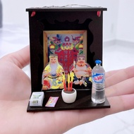 Mini altar, mini god of wealth altar model, office desk decoration