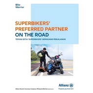 1 year Bike Warrior Superbike Insurance Free Towing From A TO Z Allianz