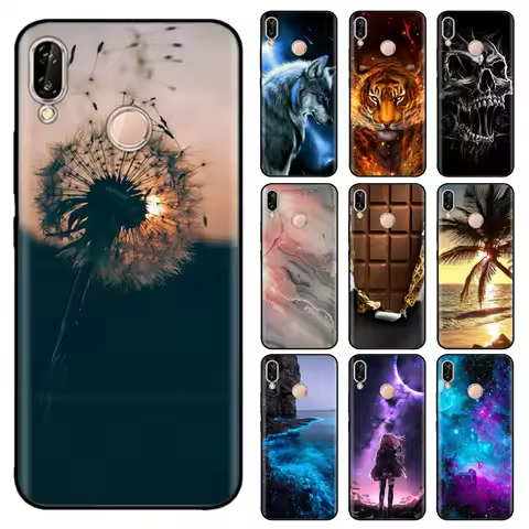 For Huawei P20 Lite Case Silicone Soft TPU Cover Shockproof Phone Case On For Huawei P20 Pro P 20 Pr