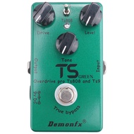 Demonfx Tube Screamer Guitar Effect Pedal 2 in 1 Overdrive Guitar Pedal True Bypass Guitar Accessori