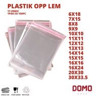 OPP Plastic Glue/Seal / OPP Bread Plastic 20x30 / 16x24 / 16x16 / 30x33 / 17x17