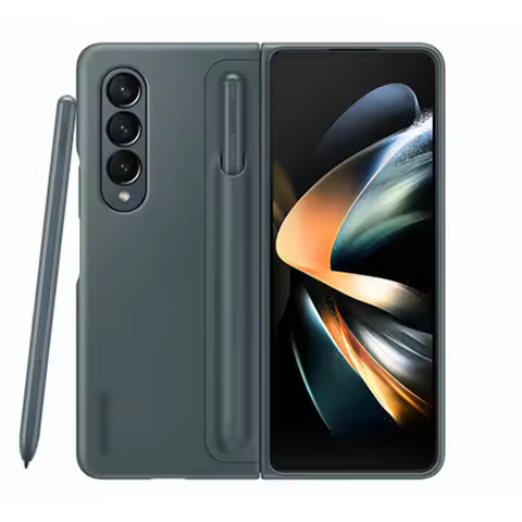 S Pen For Samsung Galaxy Z Fold4 5 6 Case with Kickstand and Pen Holder Back Protector Standing Cove