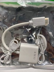 VGA轉換HDMI + USB充電線 + 舊式充電線