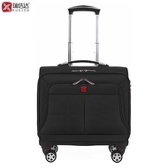 ST-🚢Ruida Swiss Army Knife Password Suitcase Boarding Bag Men's Trolley Case Women's Business Travel Universal Wheel Oxf