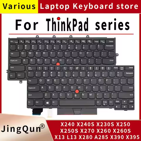 US Laptop keyboard For Lenovo ThinkPad X240 X240S X230S X250S X270 X260S X13 L13 X280 A285 X390 X395