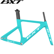 BXT 2022 New Full Carbon Track Frame With Fork Seatpost T800 Fixed Gear Carbon Track Bike Frame Set Used For Racing Bike Frame