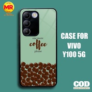 Latest Vivo Y100 5G Case Coffee Casing Vivo Y100 Best Selling Cheapest Casing Hardcase Softcase Glos