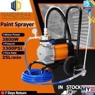 5-Year-Warranty 3800W Electric High Pressure Airless Paint Sprayer Spray Gun Latex Paint Spraying Machine UK 高压喷涂机