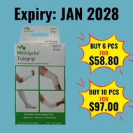 Molnlycke Tubigrip Size D 1 Meter (Beige) Tubular Bandage for Sprain Strain Swelling