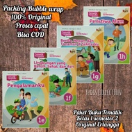 1st Grade Elementary Thematic Package (Theme 1E,1F,1G,1H) semester 2. K13n Edition