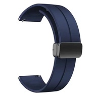 Magnetic Folding Buckle Band for OPPO Watch X Silicone Strap for OPPO Watch X Watchband Bracelet