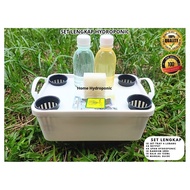 SET LENGKAP HYDROPONIC 4 LUBANG + BAJA AB