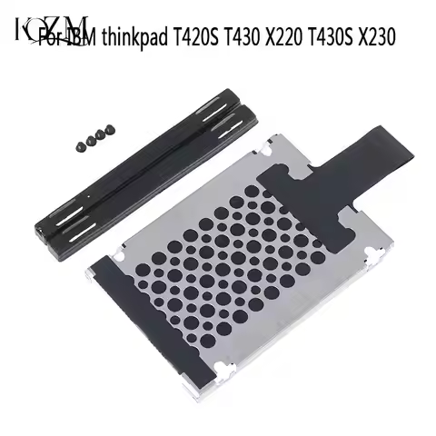 1Set Hard Drive HDD Caddy Case Rails +Screw for Thinkpad X220 X220i X220T X230 X230i 14*7cm
