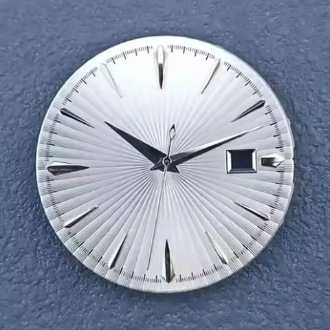 Presage 35mm dial green black and silver dial hands suitable for NH35 NH36 automatic movement replac