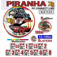 PE PIRANHA X8 STRING 100 m PE STRING/ PE X8/