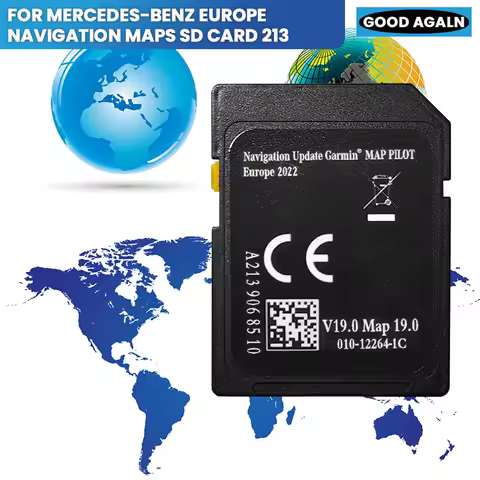 2023 New Mercedes Benz Navigation SD Card V19 Map Satellite (A213) Mercedes C Class W205-E-V-X-.... 