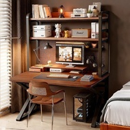 Computer Desk Household Bedside Desk Desktop Hole Bedroom Small Apartment Desk Board Solid Wood Tabl
