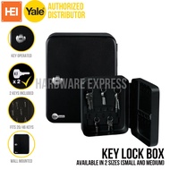 YALE Key Lock Box Key Organizer (Key Operated) - Small or Medium