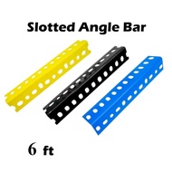Besi Angle Bar Rak Lubang 6kaki / Slotted Angle Bar 6ft